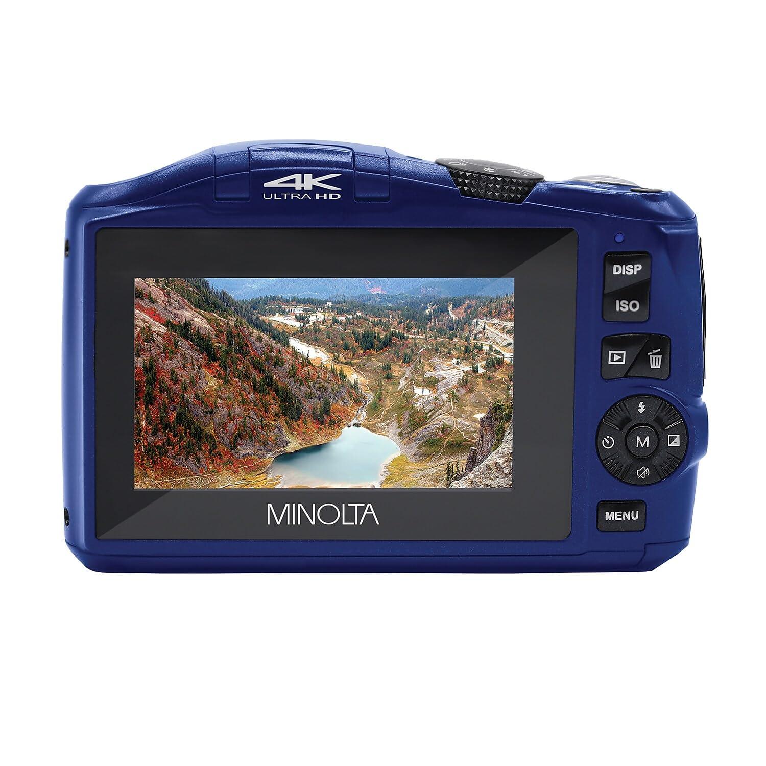 Minolta Minolta MND50 48 MP / 4K Ultra HD Digital Camera (Blue)
