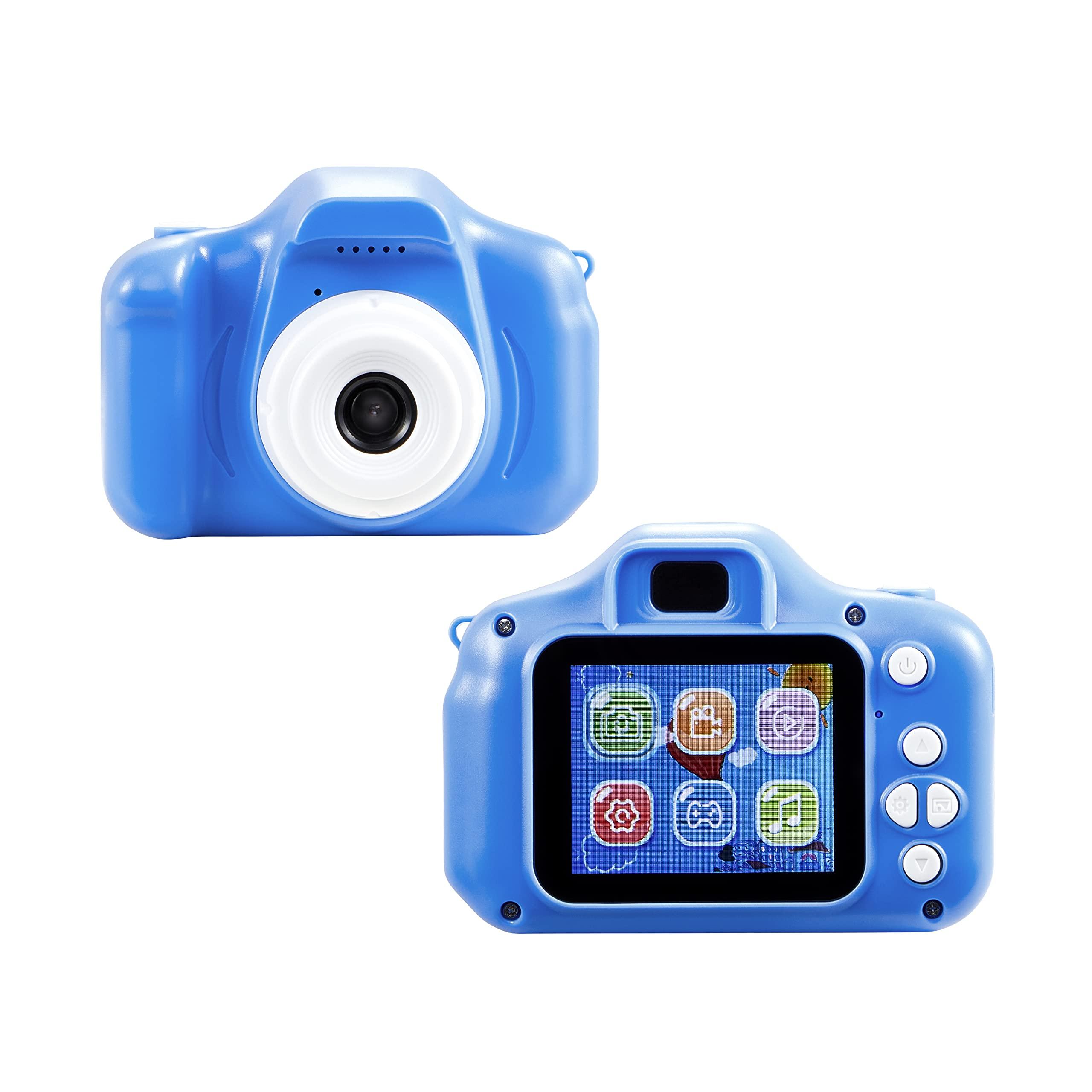 Vivitar Sakar Vivitar Kidzcam Camera - Christmas, Birthday Gifts for Boys and Girls, 12 MP HD Camera and Digital Video Recording, Kids Digital Camera Toys for Kids 5 and Up, Blue