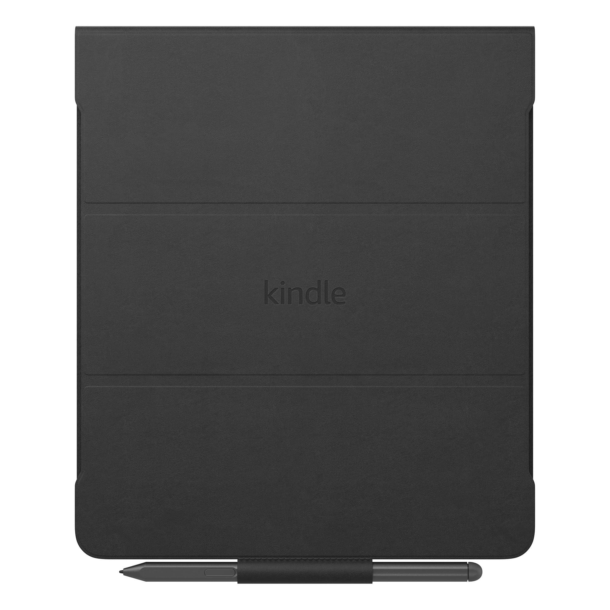 Amazon New Amazon Kindle Scribe Folio Cover with Magnetic Attach, Sleek Protective Case - Premium Leather