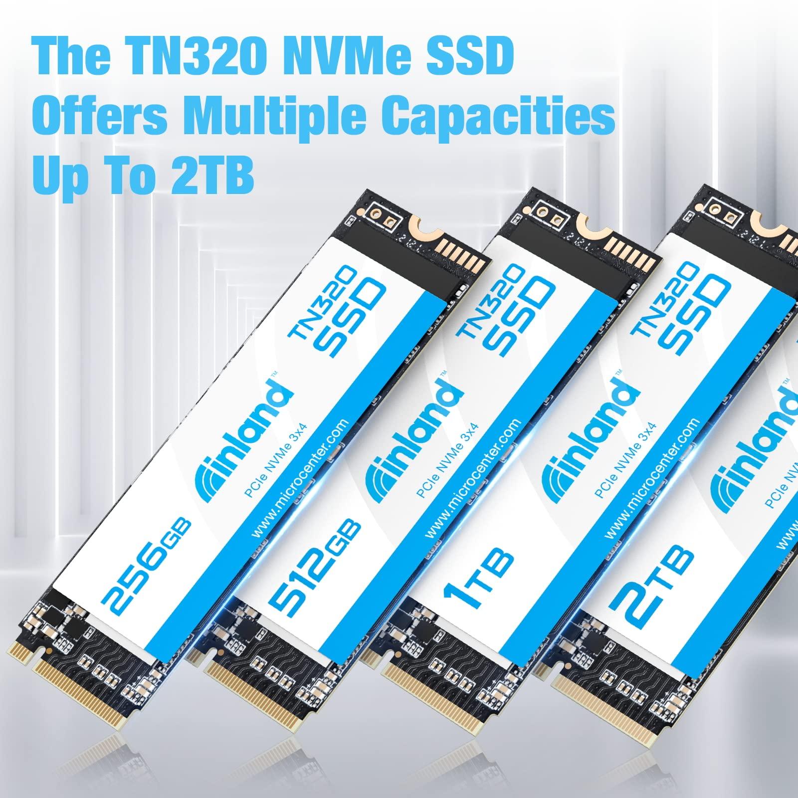 INLAND INLAND TN320 1TB NVMe M.2 PCIe Gen3x4 2280 Internal Solid State Drive SSD - Up to 2000 MB/s, 3D NAND, Storage and Memory for Laptop & PC Desktop