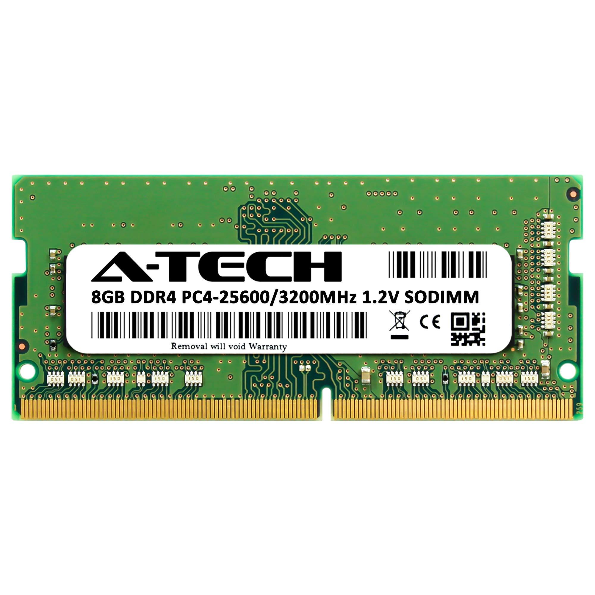 A-Tech A-Tech 8GB RAM for Dell OptiPlex 3080 Micro, 3280 AIO, 5080 Micro, 5090 Micro, 5480 AIO, 5490 AIO, 7070 USFF, 7080 Micro, 7080 XE Micro, 7480 AIO | DDR4 3200MHz PC4-25600 SODIMM Non-ECC Memory Upgrade