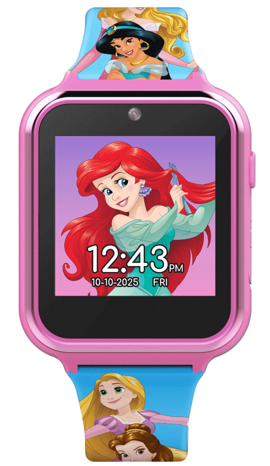 Accutime Accutime Disney's Princess Kids' Touchscreen Interactive Smartwatch, Built in Selfie-Camera, Easy-to-Buckle Strap, Model: PN4258AZ