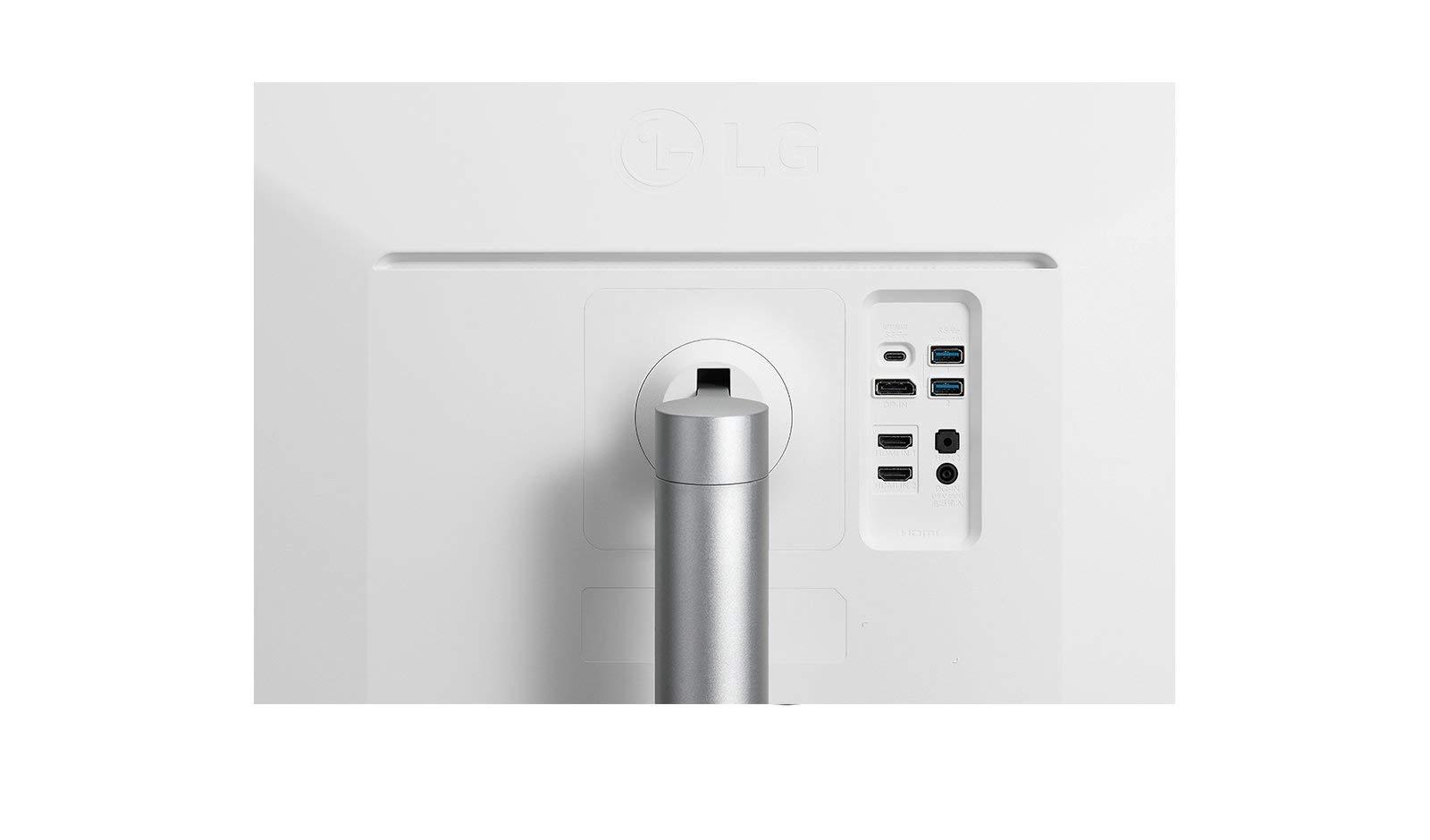 LG LG 27UN850-W 27" 4K (3840x2160) 144Hz 5ms IPS FreeSync Monitor, Silver (Renewed)