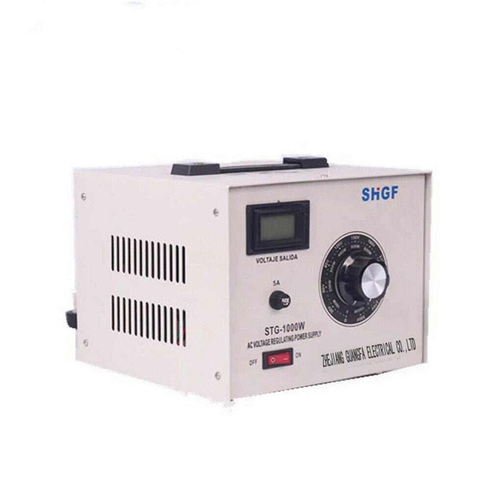 NICE CHOOSE STG-1000W Single Phase AC Autotransformer Voltage Regulator Powerstat 0-300V Adjustable Voltage Transformer Converter