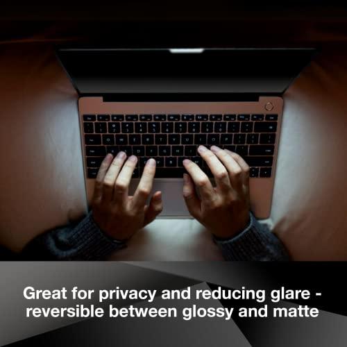 3M 3M Privacy Filter for Apple MacBook Pro16 with Comply Attachment System for Flip-Share, Reversible Gloss/Matte, Reduces Blue Light, Screen Protection (PFNAP010)