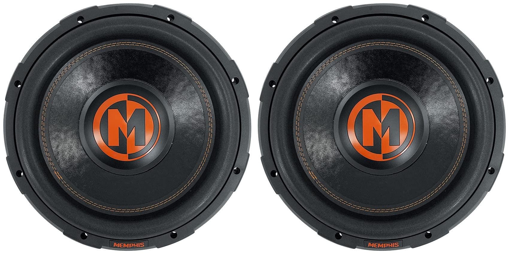 Memphis (2) Memphis Audio MJP1244 12\" 1500w MOJO Pro Car Audio Subwoofers DVC 4 ohm Subs