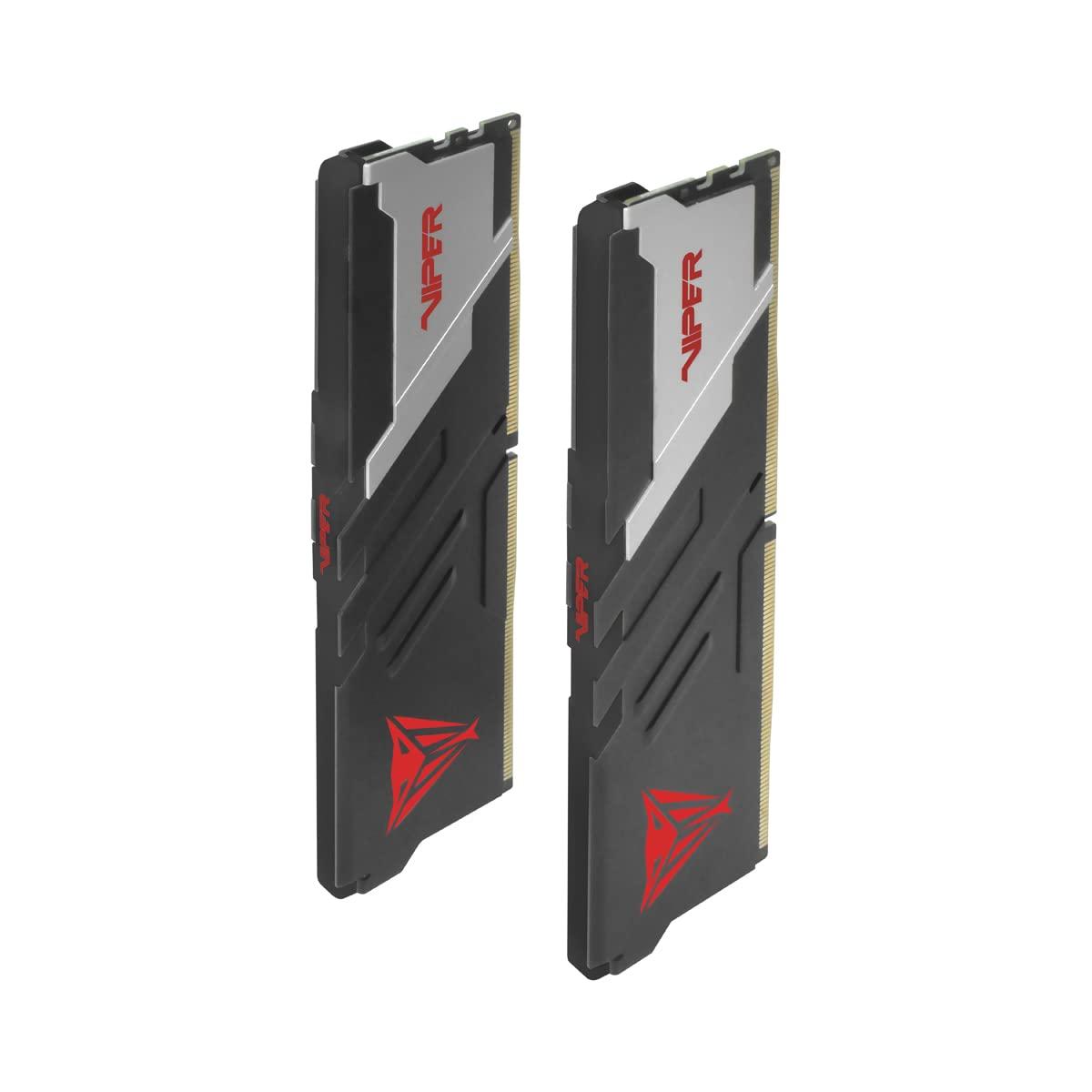 Patriot Memory Patriot Viper Venom DDR5 RAM 64GB (2X32GB) 5200MHz CL40 1.35v UDIMM Desktop Gaming Memory Kit Compatible with Intel XMP/AMD Expo - PVV532G620C40K