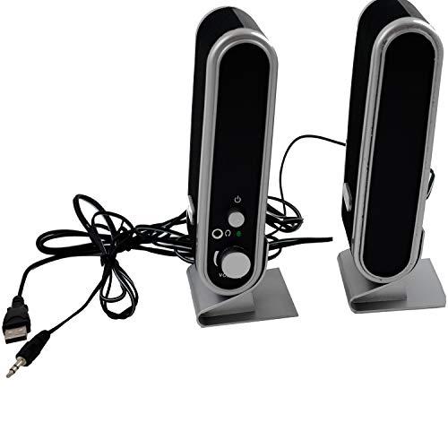 iMicro iMicro IMD168B 2.0 Channel Stereo Speakers with USB Power, 3.5mm AUX, Wired for PC and Computer
