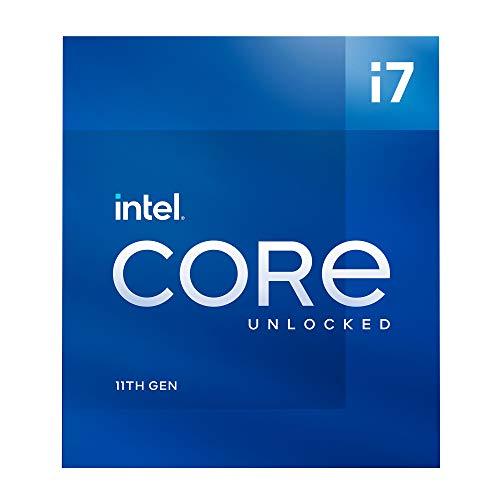 Intel Intel Core i7-11700K Desktop Processor 8 Cores up to 5.0 GHz Unlocked LGA1200 (Intel 500 Series & Select 400 Series Chipset) 125W