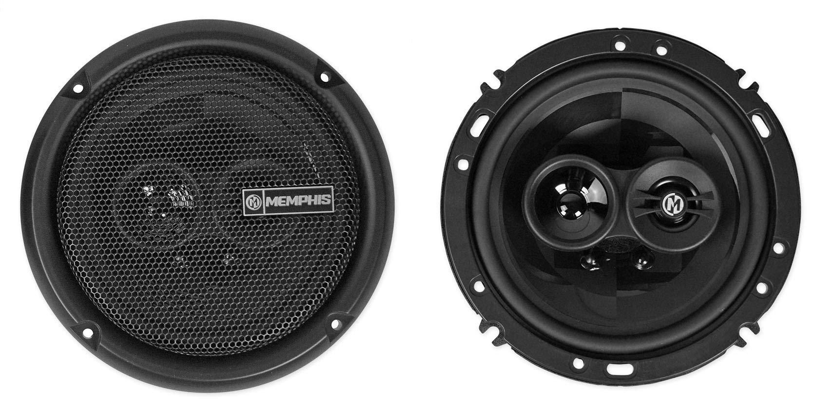 Memphis Memphis Pair Audio PRX603 6.5" 100w 3-Way Car Speakers+Bluetooth Speakers