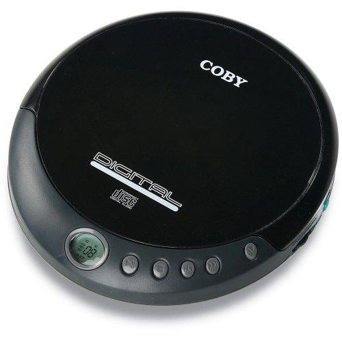 Coby Coby CXCD109BLK Personal CD Player with Stereo Headphones, Black
