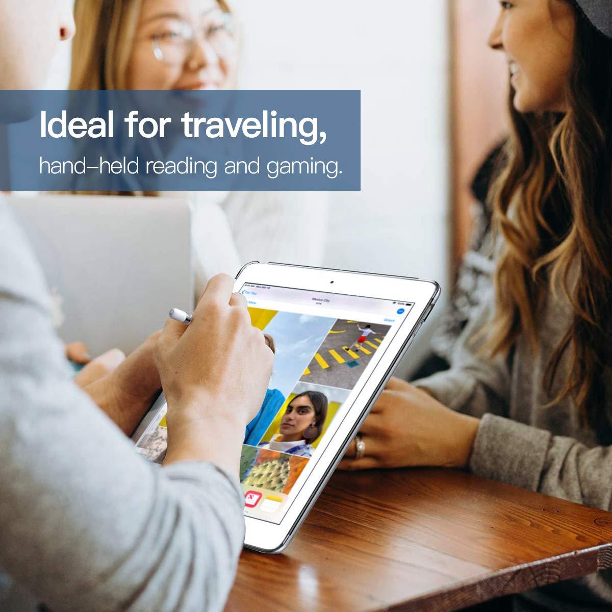 TiMOVO TiMOVO for iPad 10.2 Case iPad 9th Generation 2021/ iPad 8th Generation 2020/ iPad 7th Generation 2019 Case,Slim Translucent Hard PC Protective Smart Cover with Stand for iPad 10.2 Inch, Blue Sky Star