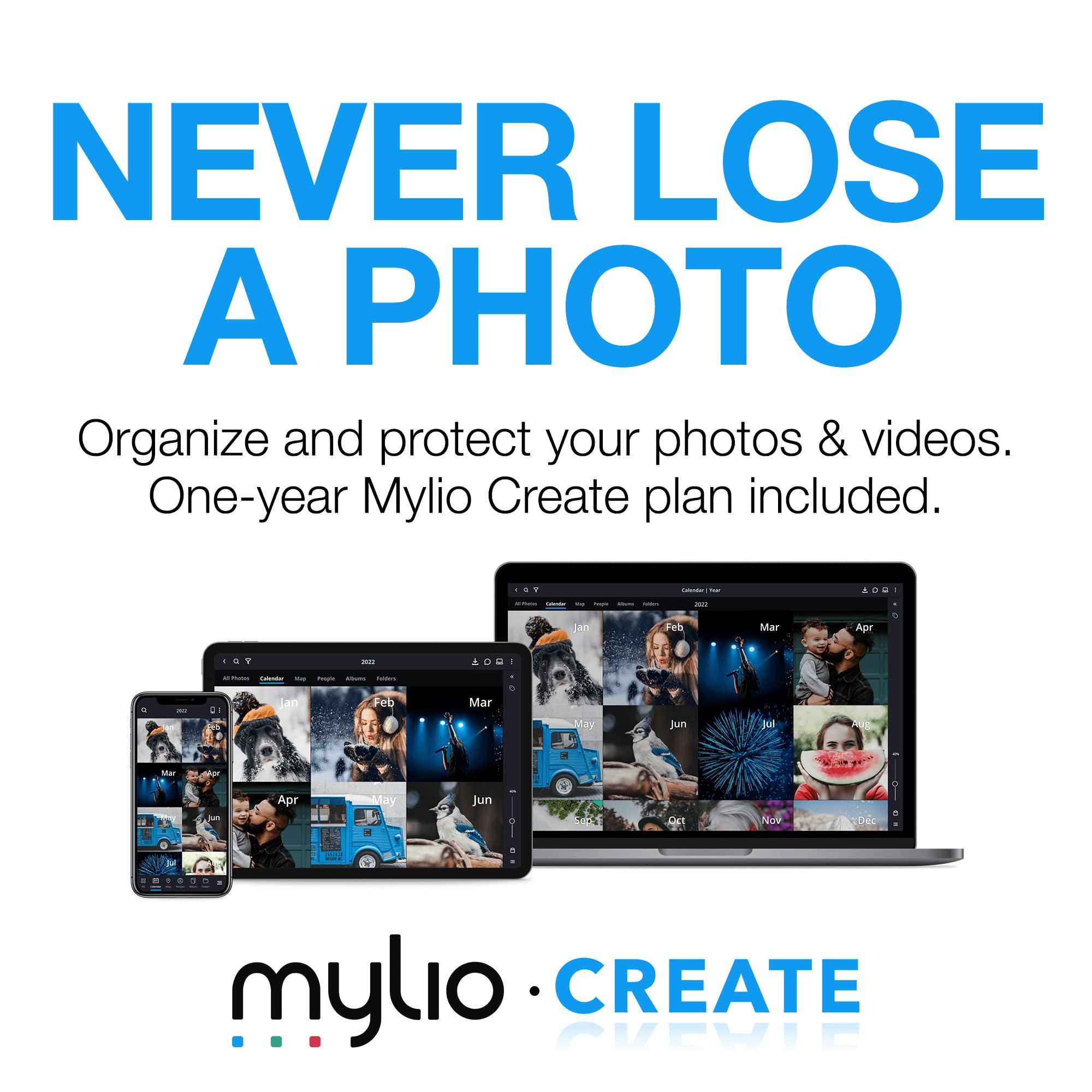 Seagate Seagate One Touch SSD 1TB External Solid State Drive Portable Black, USB 3.0 for PC Laptop and Mac, 1yr Mylio Create, 2 months Adobe CC Photography (STJE1000400)