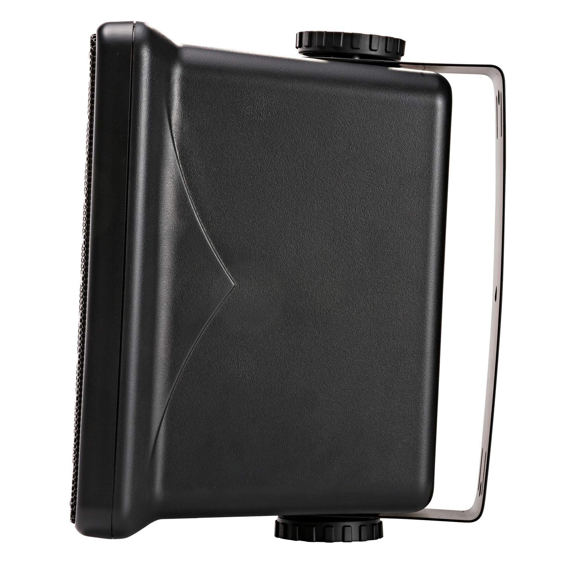 KICKER KICKER KB6 Indoor Outdoor Patio Speaker Bundle in Black 4 Speakers Total