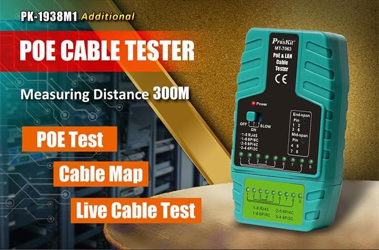 Pro'sKit Pro'sKit Tools Solutions PK-1938M1 Professional Telecom & Networking Tool Kit Computer & Networking Surveillance System Installation & Maintenance(PK-1938M1)