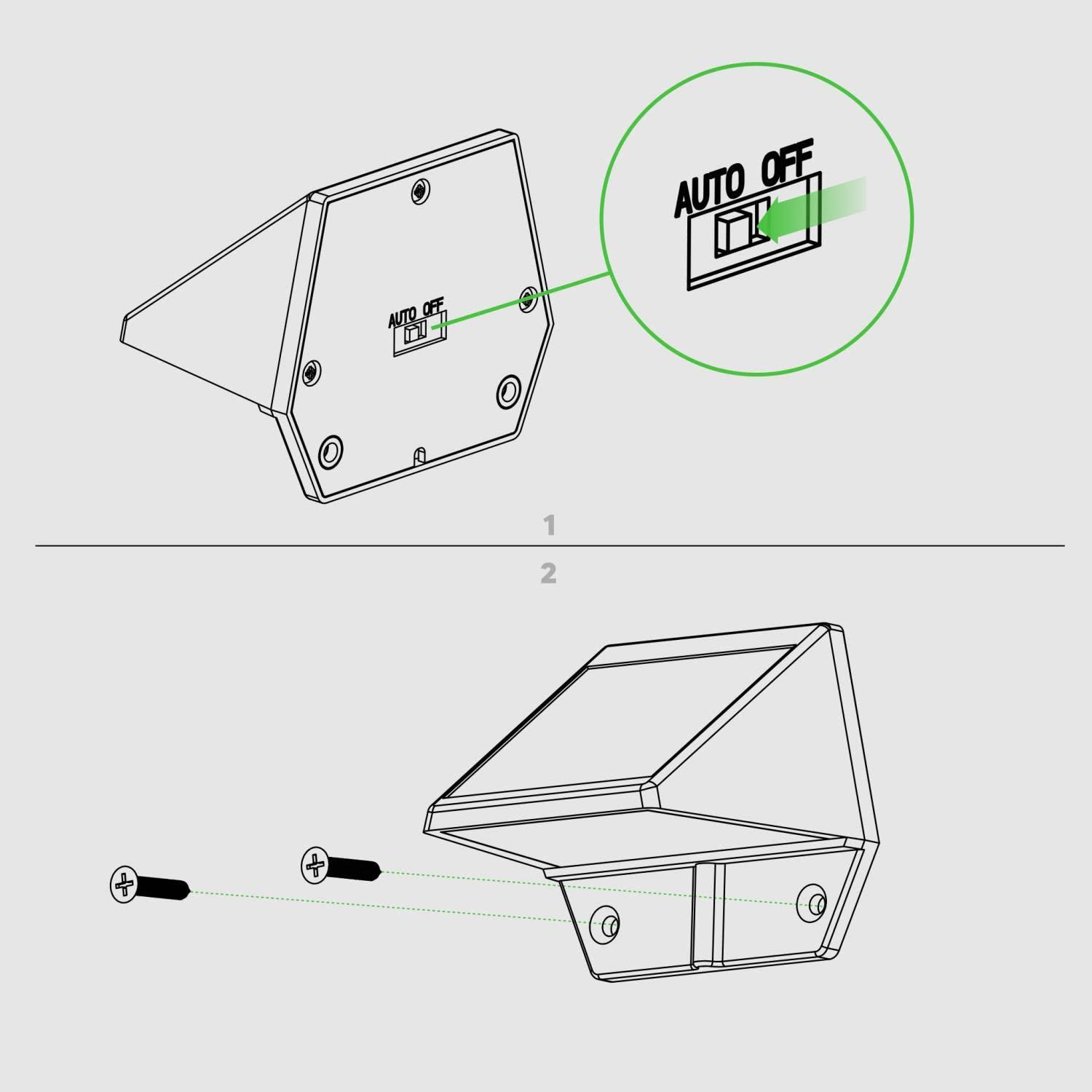 Classy Caps Classy Caps SL178 Solar Integrated LED Deck & Wall Light - Black Aluminum