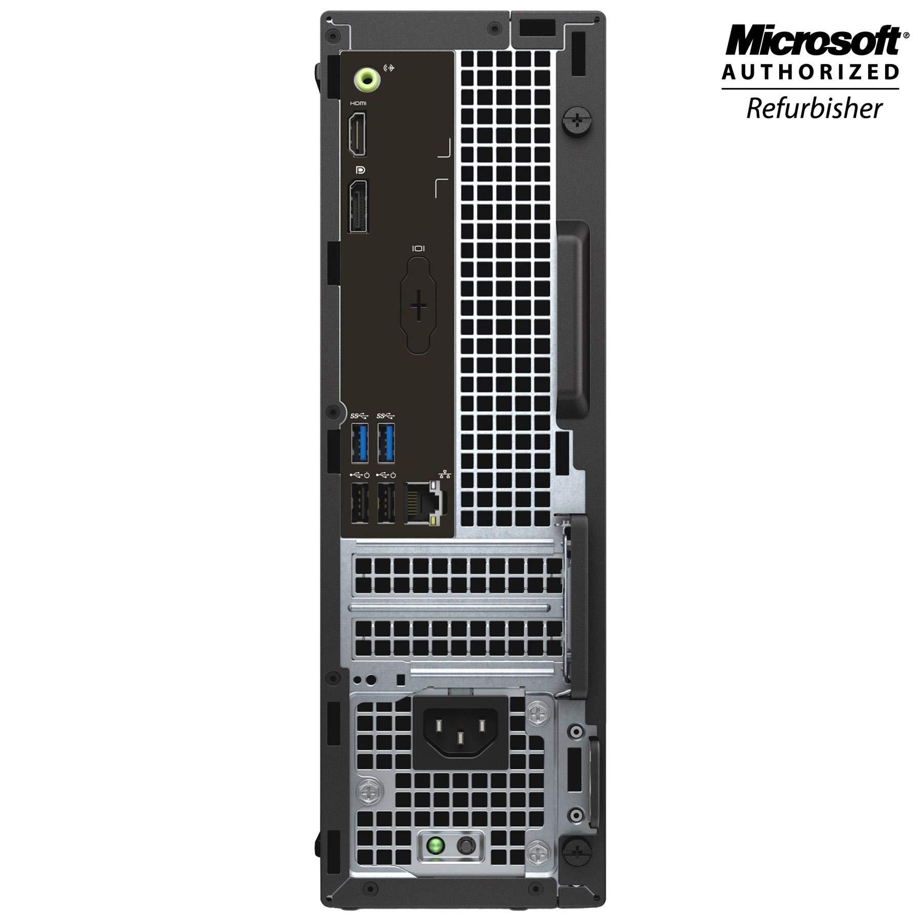 Dell Dell Optiplex 3040 Small Desktop Computer - Core Intel i5 6th Gen, 8GB DDR4 RAM, 1TB SSD, HDMI, New Keyboard, Mouse, WiFi, Windows 10 Professional(Renewed)