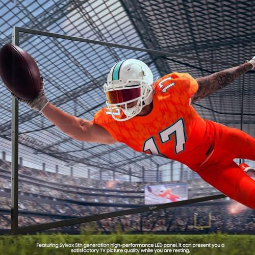 SYLVOX SYLVOX 50 Inch Outdoor Smart Television Weatherproof Google TV, 4K 700NIT High Brightness Temperature Resistant IP55 Waterproof TVs, Anti-Scratch, Suitable for Partial Sun (Patio Series)