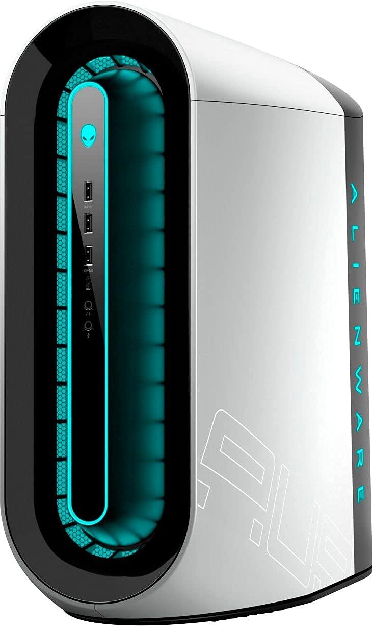 Dell 2021 Dell Alienware Aurora R12 Gaming Desktop, GeForce RTX 3080 10GB GDDR6X, Intel 11th Gen 8-Core i7-11700F, 16GB HyperX DDR4 RAM, 512GB SSD+2TB HDD, Lunar Light White,1000W PSU, WiFi 6+Gift Renewed