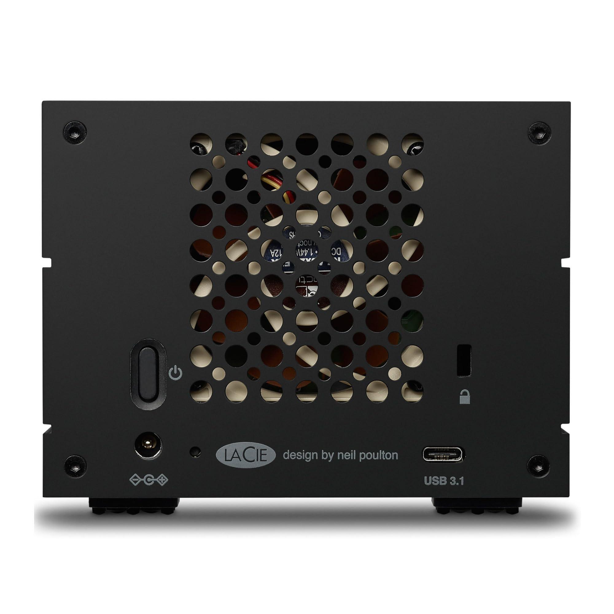 LaCie LaCie 2big RAID 28TB External Hard Drive Desktop HDD USB-C, 7200 RPM Enterprise Class Drives, for Mac and PC Desktop, Rescue Services (STHJ28000800)