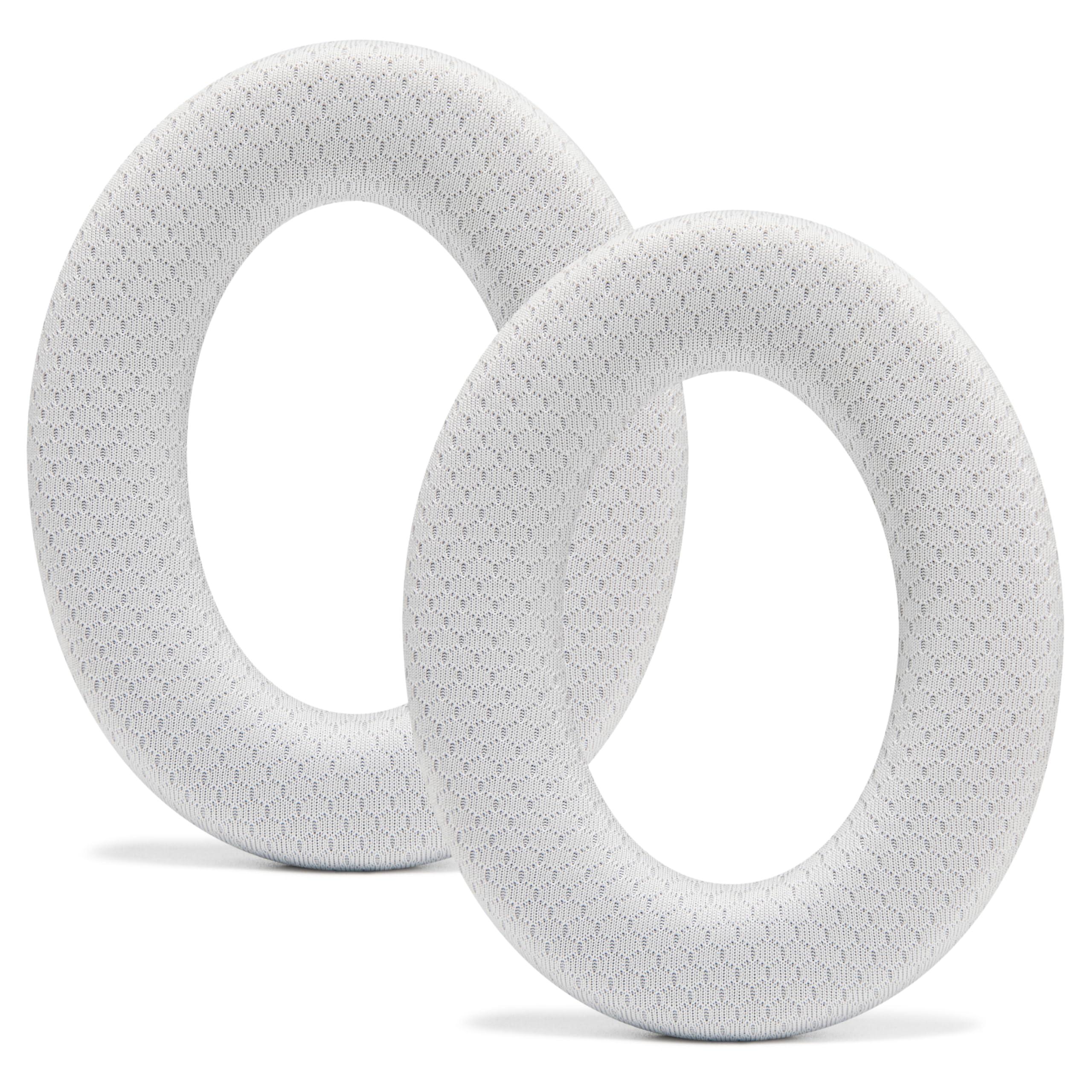 WC WC Freeze QC Ultra - Cooling Gel Ear Pads for Bose Quietcomfort Ultra Headphones Made by Wicked Cushions | Breathable Sports Fabric, Cooling Gel, Extra Thick & Cooler for Longer | White Smoke