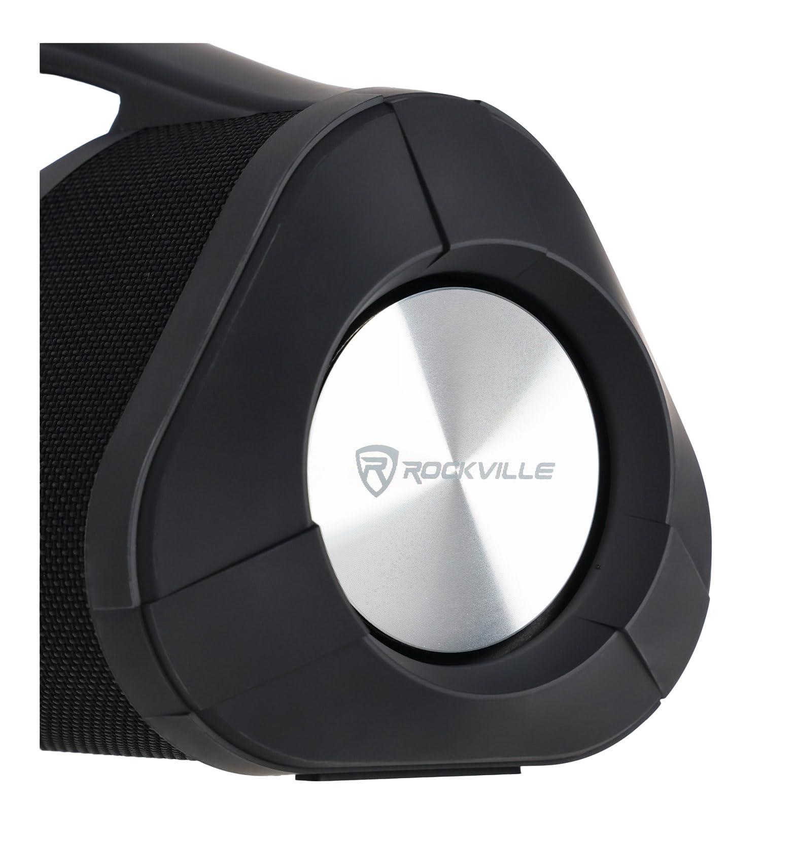 Rockville Rockville RPB-XL Black 30W RMS Bluetooth Speaker Boombox, Deep Bass, USB/SD/Aux Playback, TWS Linking, Long Battery Life, for Parties and Outdoor Adventures