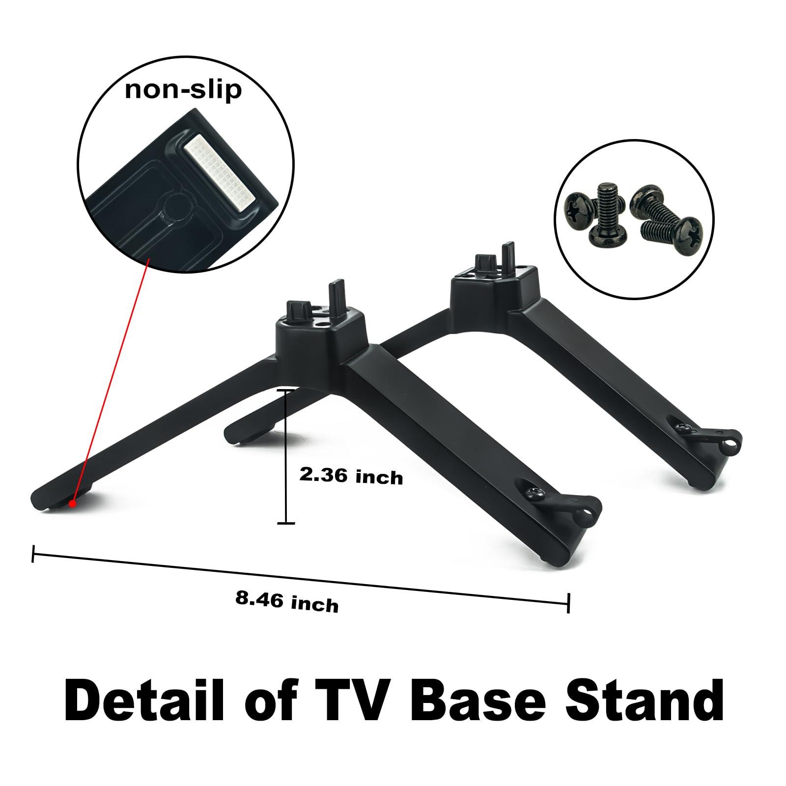 ECONTROLLY ECONTROLLY 43C350LU TV Base TV Stand Legs Compatible with Toshiba 43-inch Class C350 Series LED 4K UHD Smart TV 43C350LU 2085L-2085R 43C350LP 43C350U 43C450KE 43C350LK HU65A6180UWR 65R6E1 43C350LE