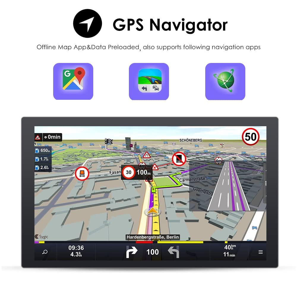 RoverOne RoverOne 9" Car Stereo CarPlay Head Unit for Renault Megane 3 III Fluence 2008-2014, Android Auto, Touch Screen, Sat Navi, Bluetooth, WiFi, Radio Player