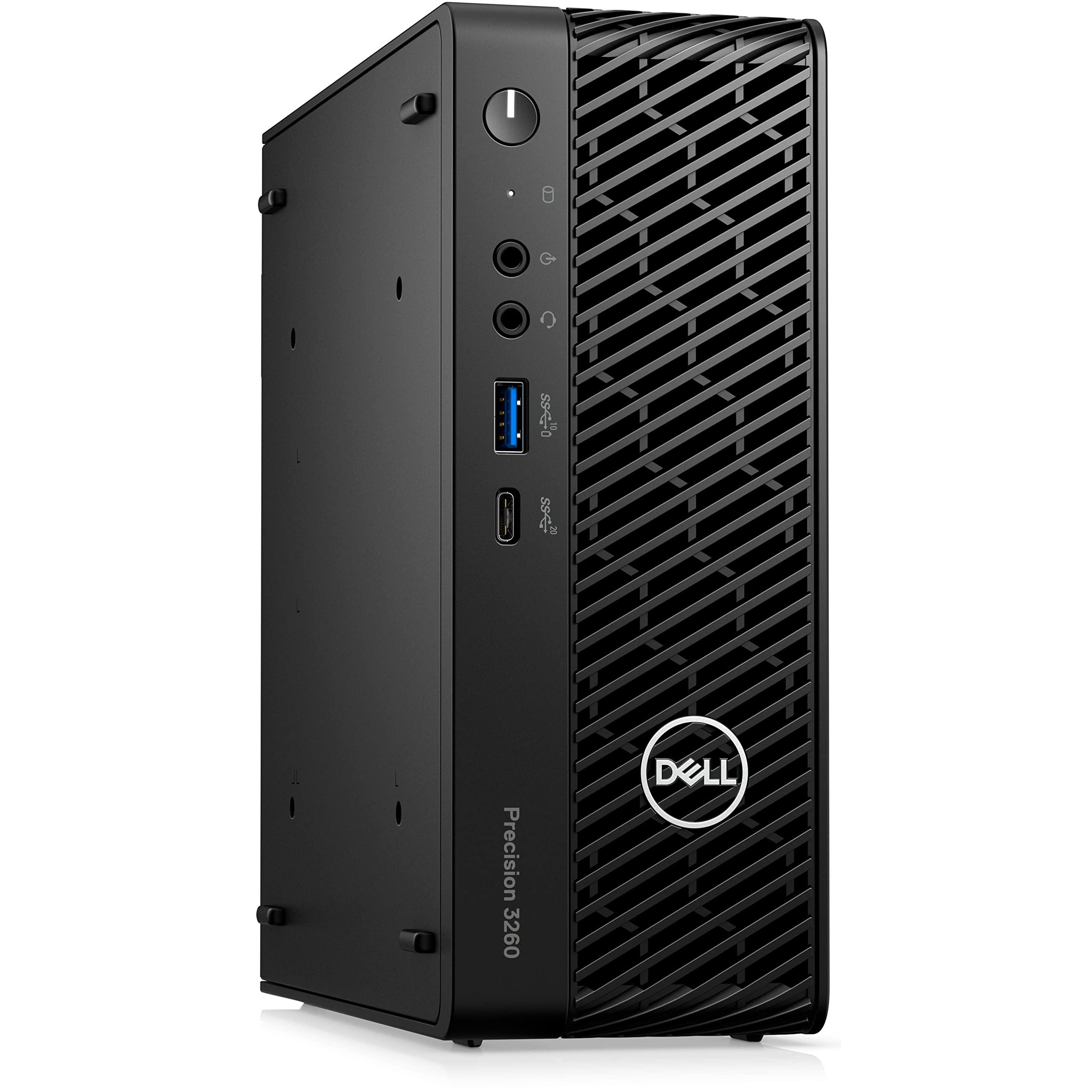 Dell Dell Precision 3000 3260 Workstation - Intel Core i5 Hexa-core (6 Core) i5-12500 12th Gen 3 GHz - 16 GB DDR5 SDRAM RAM - 512 GB SSD - Ultra Small - Black