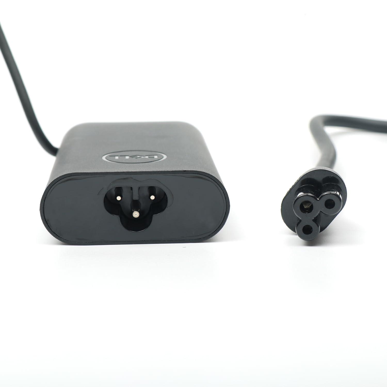 Dell Dell Laptop Charger 45W USB Type C USB C AC Adapter,Latitude 7220 7210 2 in 1 CHROMEBOOK 5190 5190 2 in 1 AC Charger, Black, DA45NM170