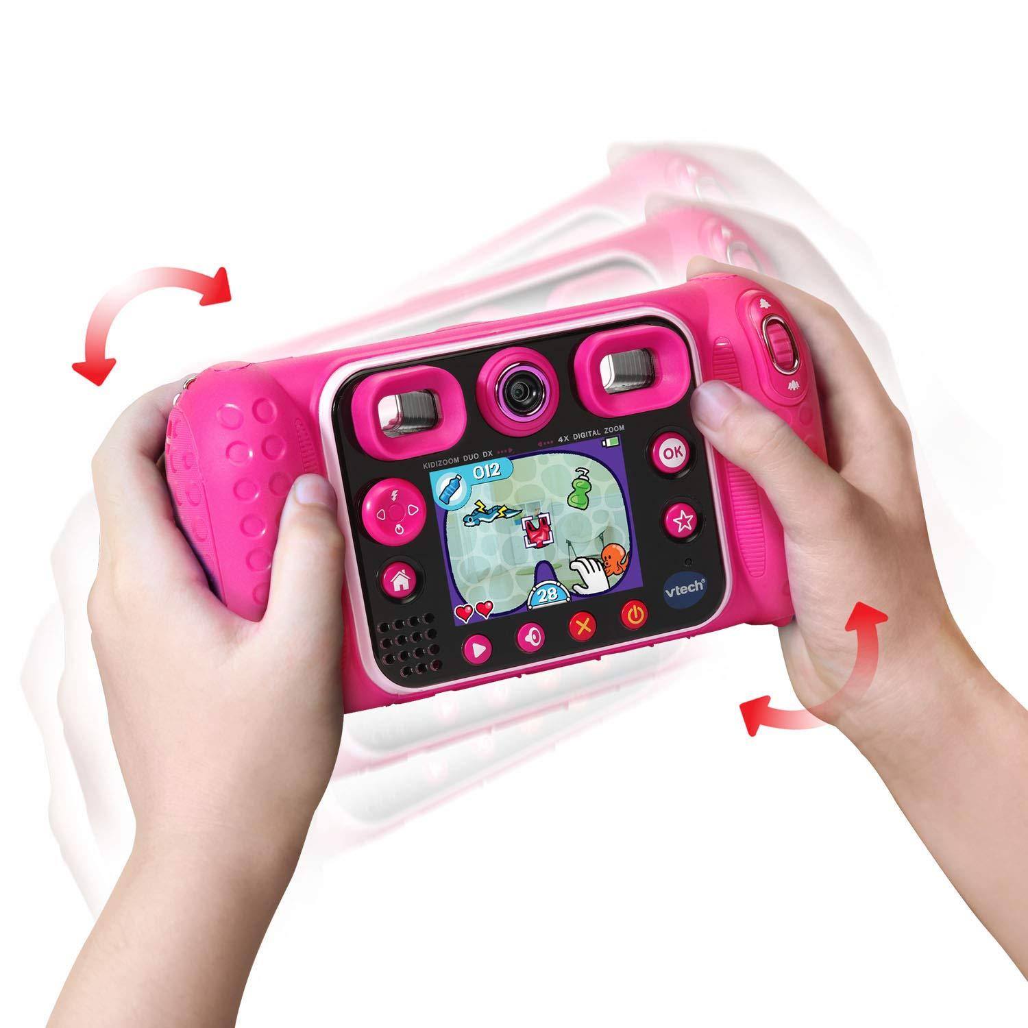 VTech VTech KidiZoom Duo DX Digital Selfie Camera with MP3 Player, Pink
