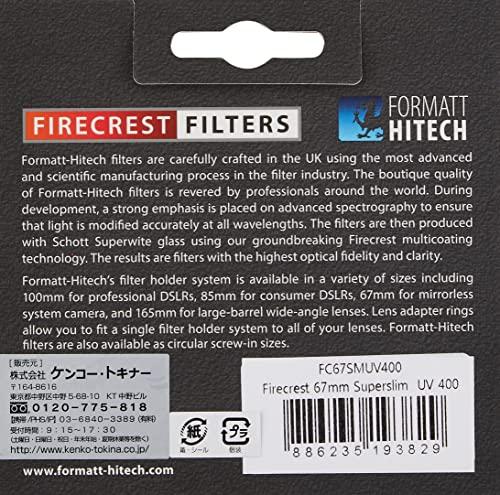 Formatt Hitech Limited Firecrest 67mm Superslim stackable multicoated UV 400 Filter