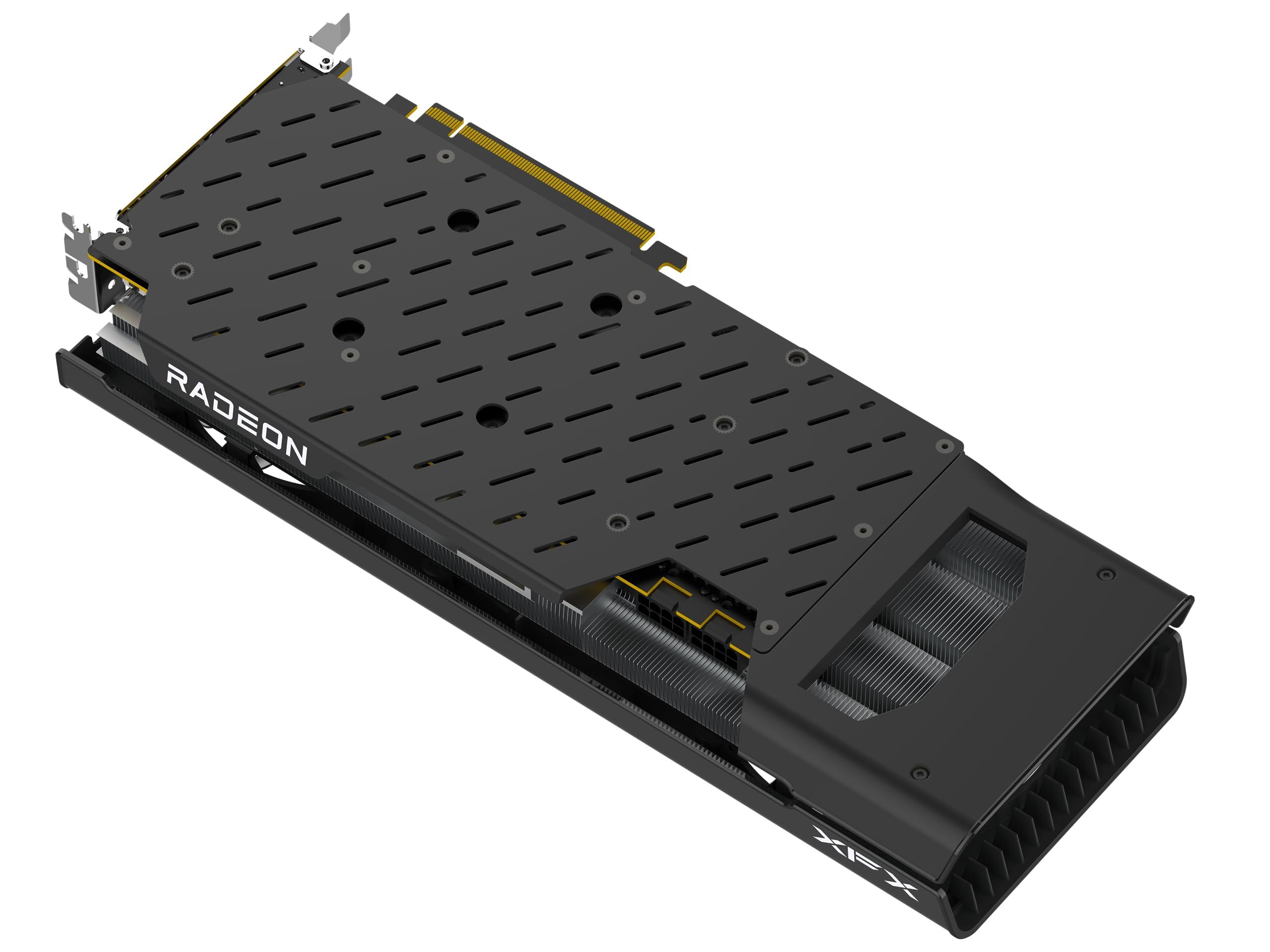 XFX XFX Speedster QICK319 RX 7700 XT Black Gaming Graphics Card 12GB GDDR6 HDMI 3xDP, AMD RDNA 3 RX-77TQICKB9