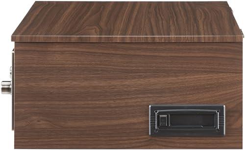 Crosley Crosley CR7023A-WA Serenade 8-in-1 Vinyl Record Player with 3-Speed Turntable, Bluetooth, AM/FM Radio, CD, Cassette, and Aux-in, Walnut