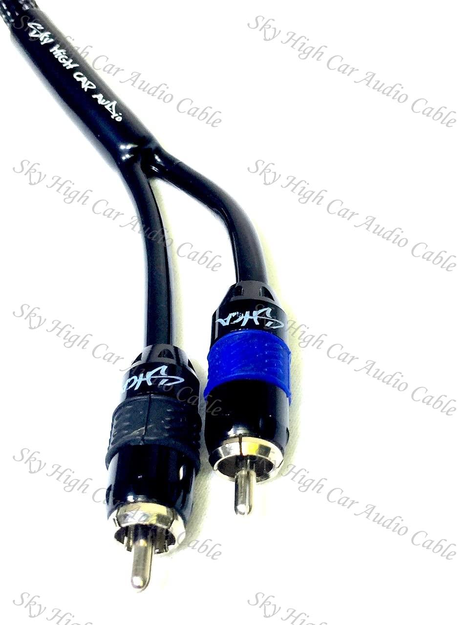 Sky High Car Audio Sky High Car Audio Premium 2-Channel RCA Cable - 20ft