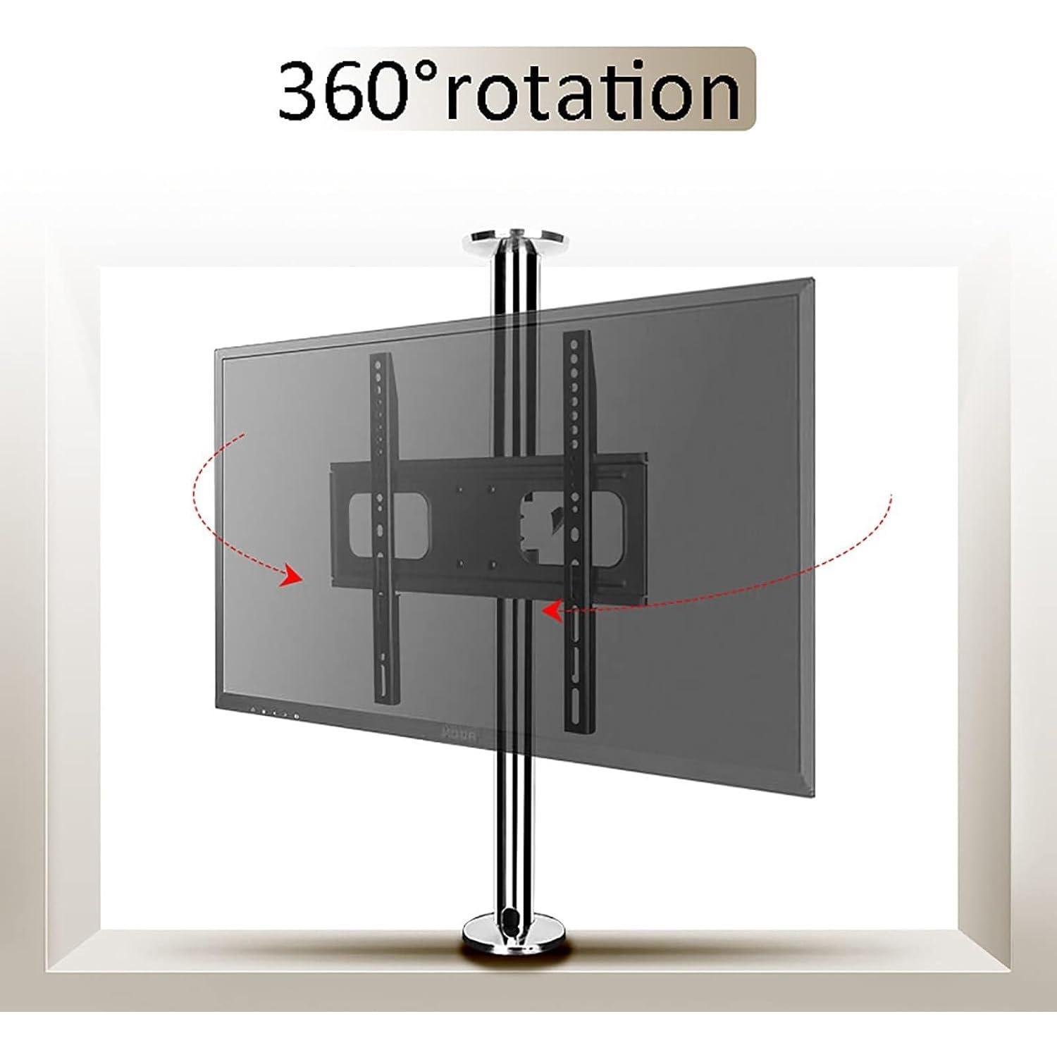 TAHALI TV Wall Mount 360 Rotation TV Bracket, 86-114cm Adjustable Height TV Stand, Suitable for 32-55 Inch LED Screens