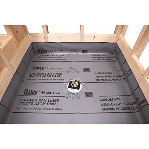 Oatey Oatey PVC Shower Pan Liner Gray 6\' x 50\'