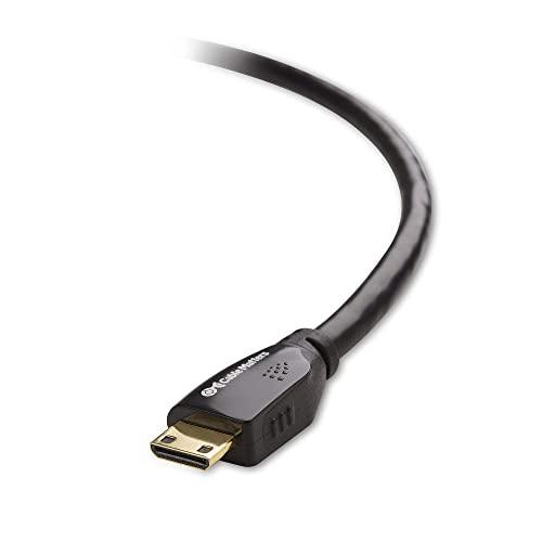 Cable Matters Cable Matters High Speed HDMI to Mini HDMI Cable (Mini HDMI to HDMI) 4K Resolution Ready 15 Feet & 2-Pack Micro HDMI to HDMI Adapter