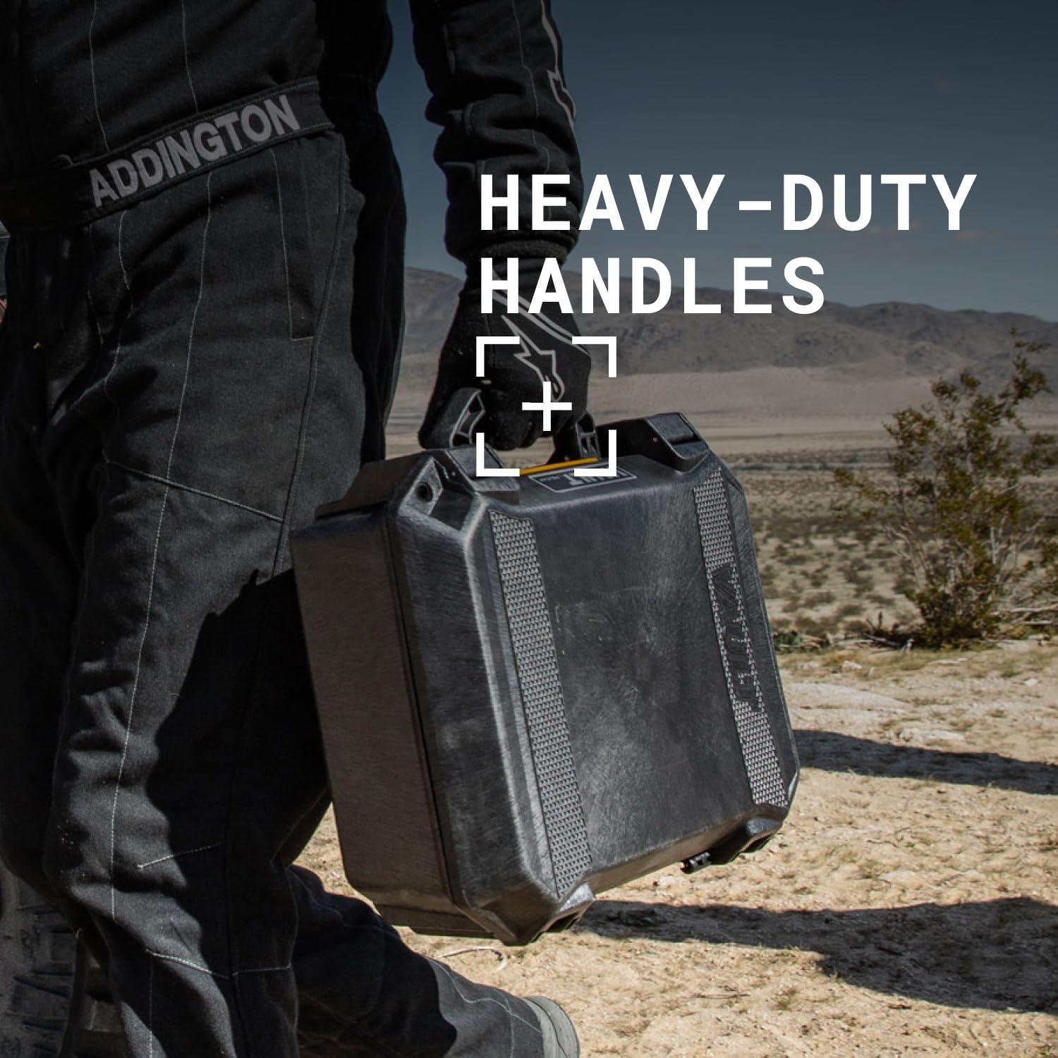 Pelican Pelican Vault - V200 Multi-Purpose Hard Case with Foam for Camera, Drone, Equipment, Electronics, and Gear (OD GReen)