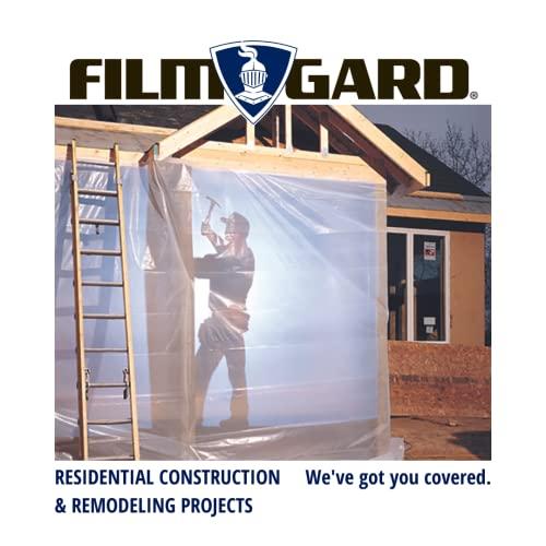 Film-Gard Film-Gard 626170 Consumer Plastic Sheeting 10 Width x 25 Length x 4 mil thick, Clear