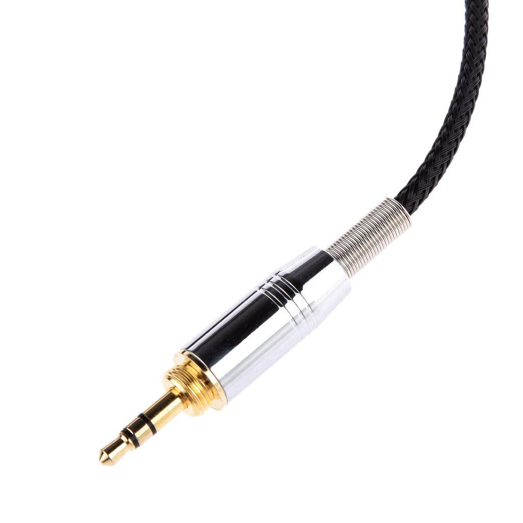 Tiuimk Tiuimk Replacement Cable for AKG Y45BT Y50 Y40 Y55 Headphones - 1.2m, 3.5mm/6.35mm to 2.5mm, Black