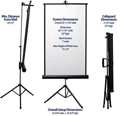 CFS Products CFS Products Retractable White Photo ID Backdrop for Passport Photos (Free Standing)