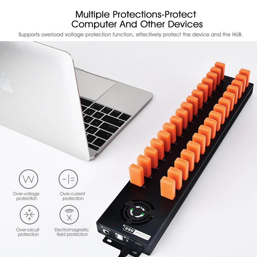 sipolar Sipolar-USB 2.0 Hub- USB Data Hubs-Refurbished and Charging with 1.5A for Mobile Phone, Cell Phone,Tablet-Applicate