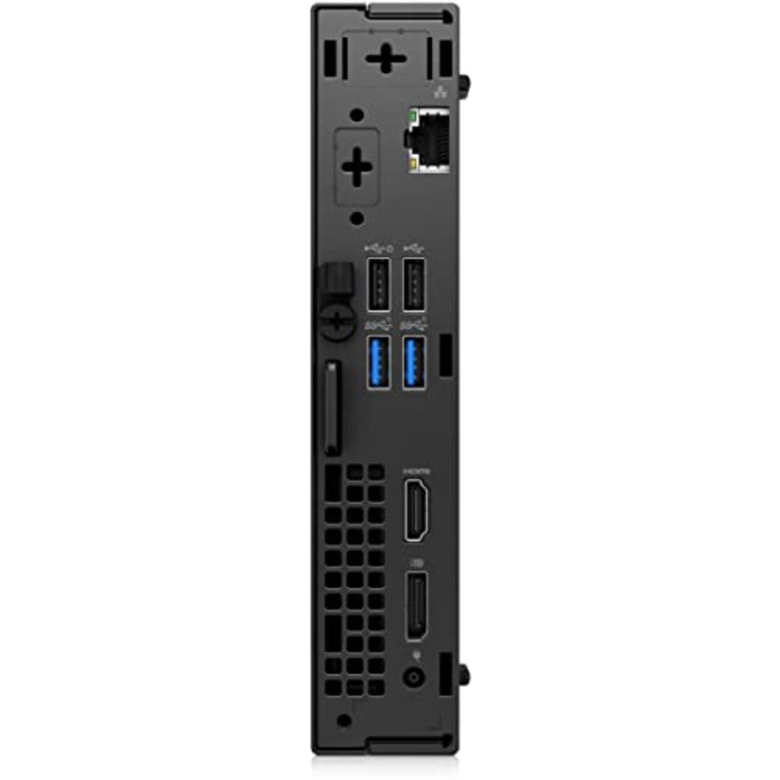 Dell Dell Optiplex 3000 Micro Desktop (2022) | Core i5-12500T - 128GB SSD + 1TB HDD Hard Drive - 16GB RAM | 6 cores @ 4.4 GHz Win 11 Pro Black (Renewed)