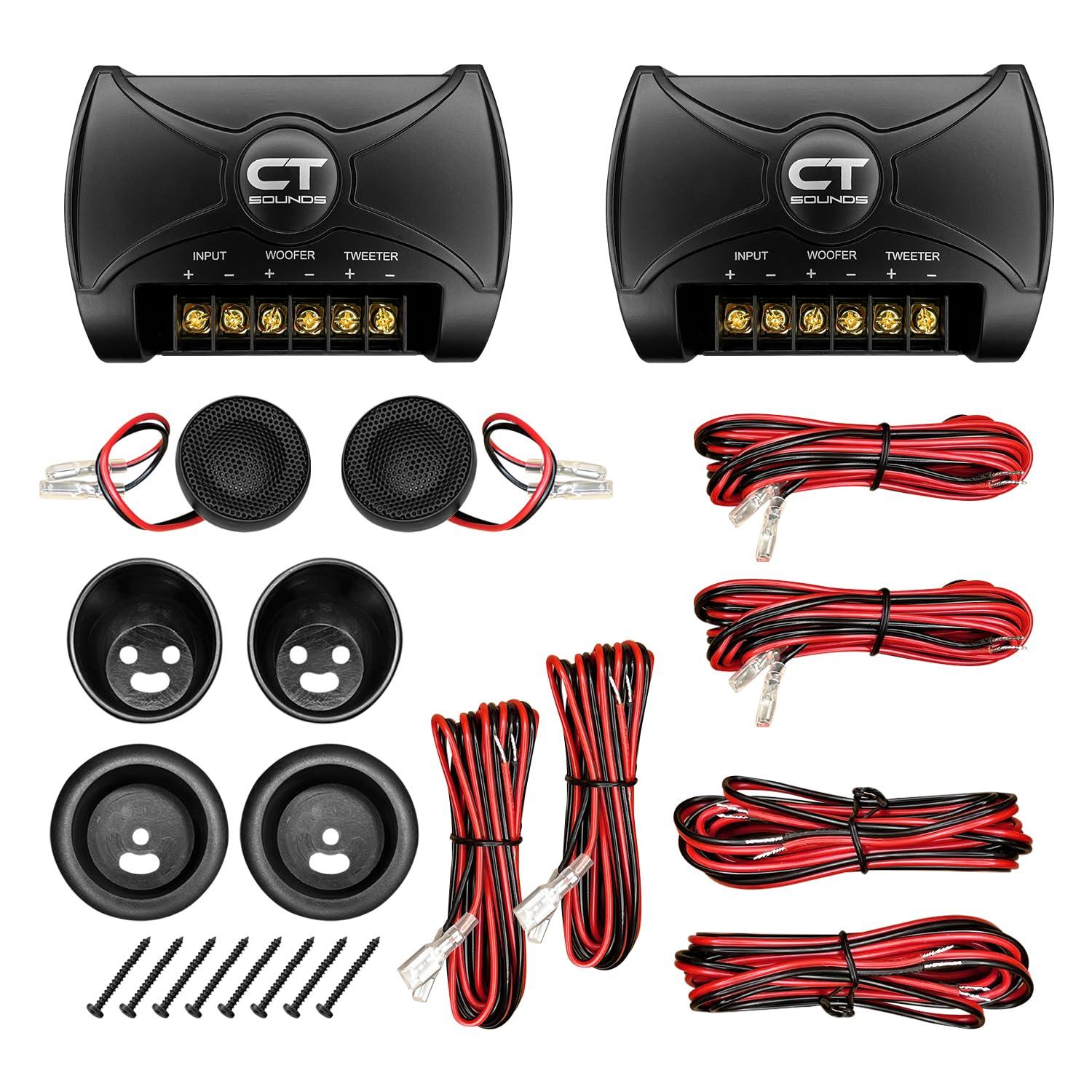 CT Sounds CT Sounds Tropo 6.5 160 Watt 2-Way Shallow-Mount Component Speaker Set