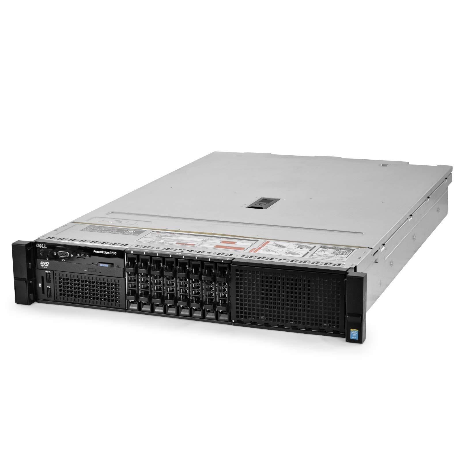 Dell Dell PowerEdge R730 Server 3.00Ghz 8-Core 128GB RAM 2X 800GB SSD 6X 1.8TB Rails (Renewed)