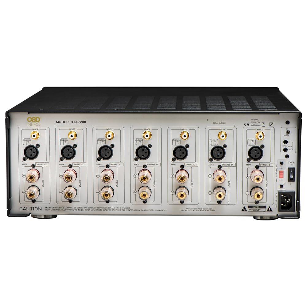 OSD Audio OSD Nero HTA7200 Multi Channel (7X) 210W/Ch Home Theater Amplifier