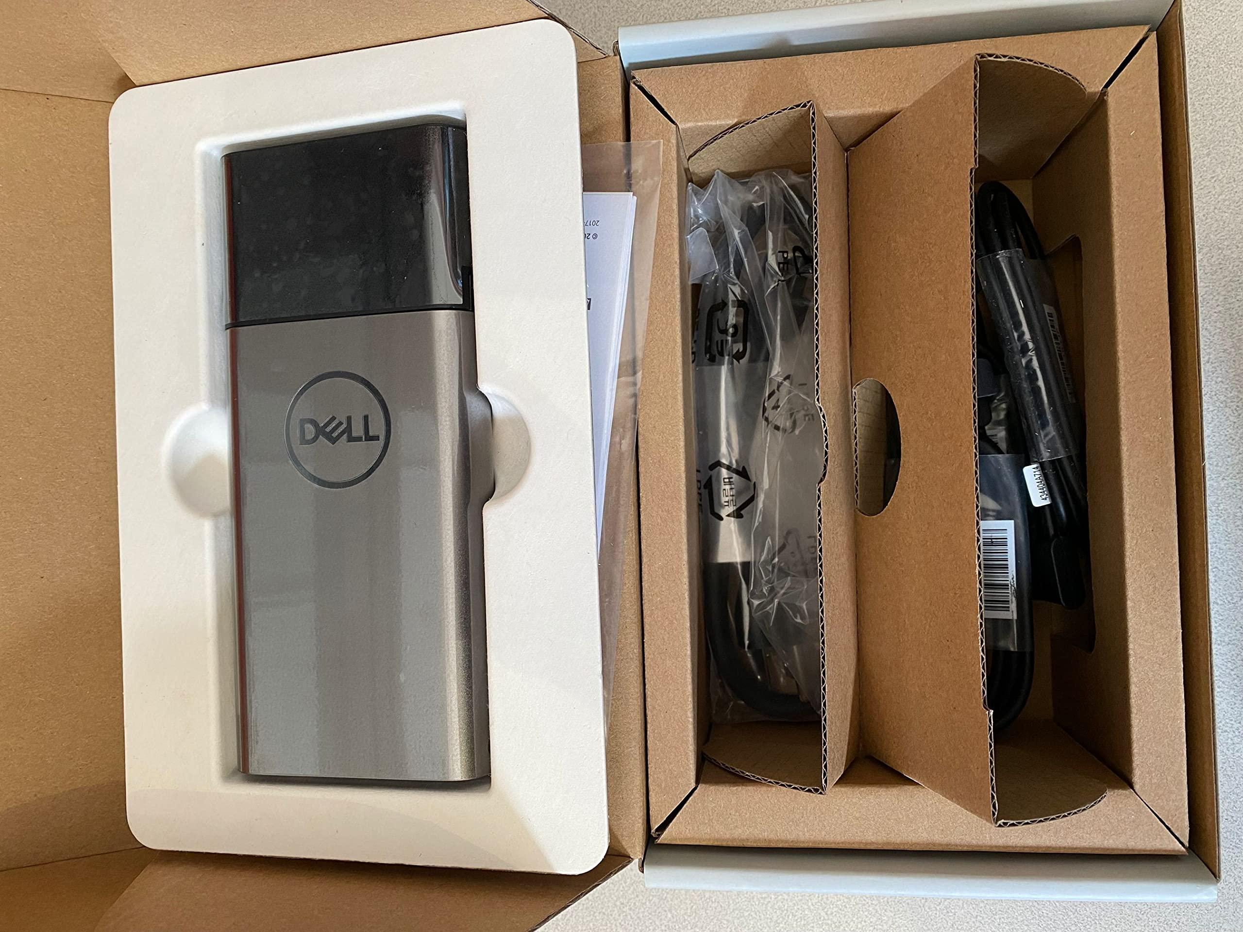 UPBRIGHT 45W Hybrid Adapter + 43Wh Power Bank PH45W17-AA SMP43PH170 USB-C 4.5mm & 7.4mm Barrel Compatible with Dell 0T8K1 MT0803 XPRY0 5G53P K31D9 Precision 3540 XPS 13 Chromebook 11 Vostro 14 Inspiron 17