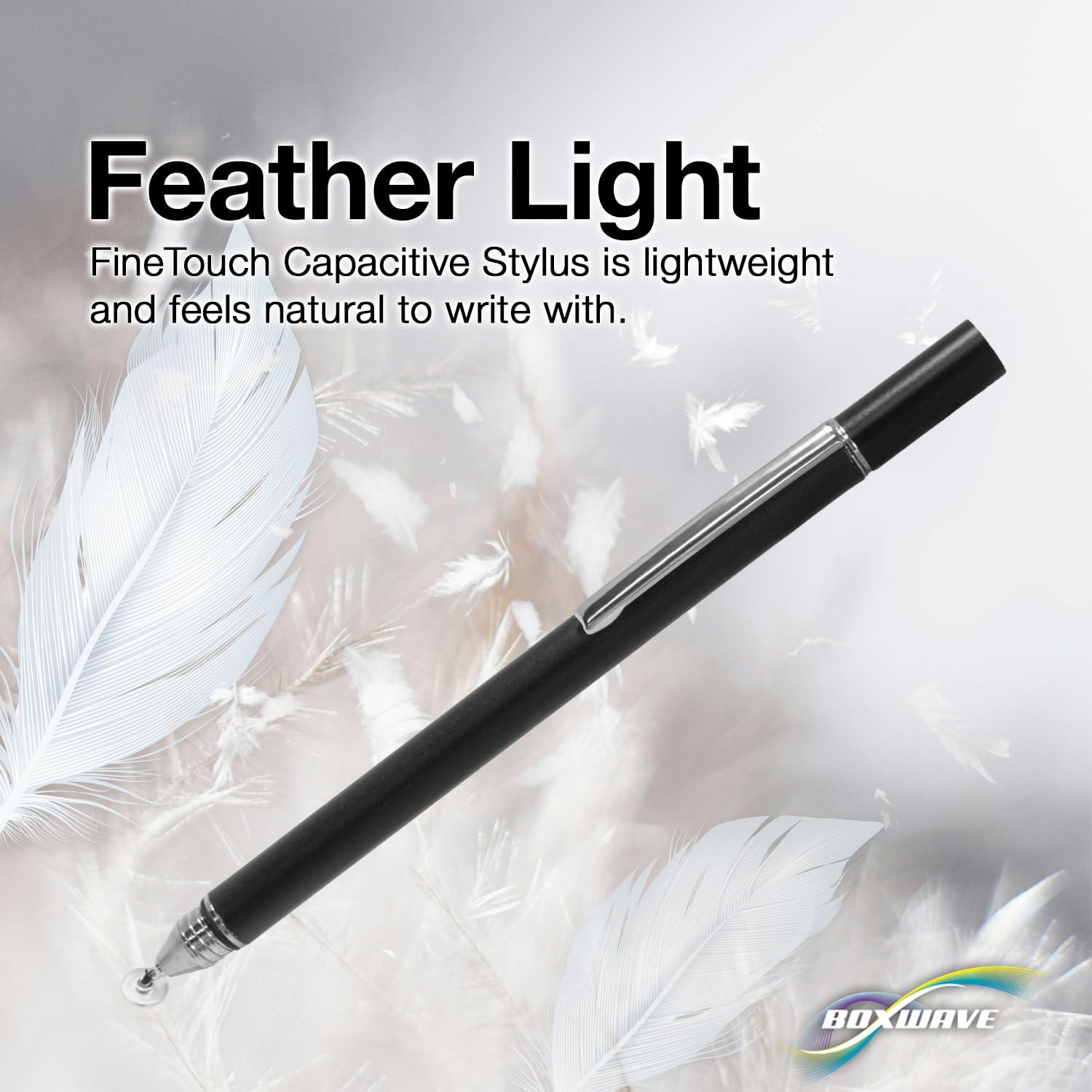 BoxWave BoxWave Stylus Pen Compatible with Apple iPhone 8 Plus - FineTouch Capacitive Stylus, Super Precise Stylus Pen - Jet Black