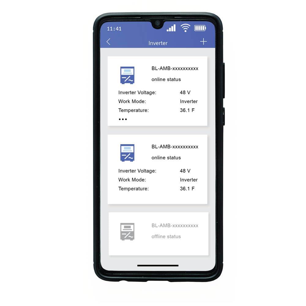 AIMS Power AIMS Power 1000 Watt Pure Sine Inverter Charger 12 Volt DC to 120 Volt AC ETL Listed with AIMS Pro Bluetooth Device Monitor